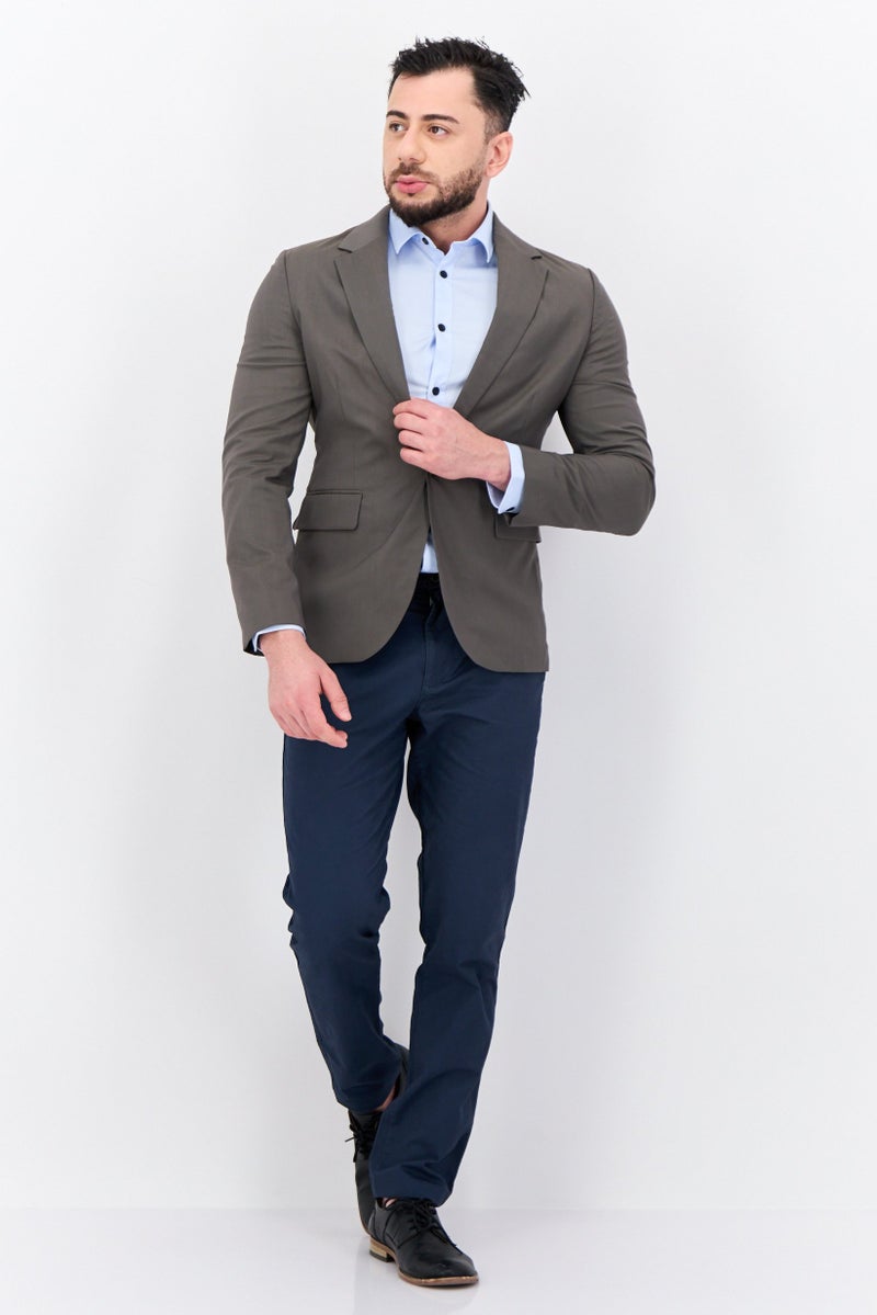 Asos Design Men Skinny Fit Plain Blazer, Charcoal Grey - Image 4