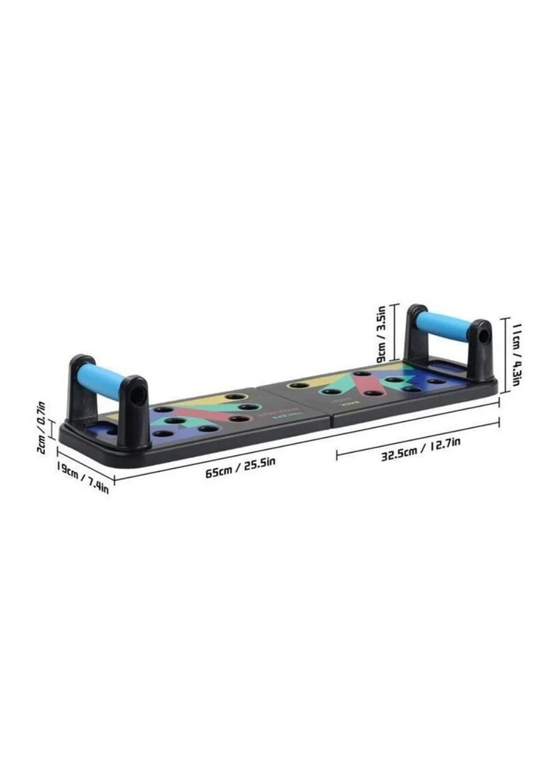 Yuwell - Push Up Board System 9 in 1 Body Building Exercise Tools Workout Push Up Stands Multifunctional Push Up Workout Board Training System For Men Women Strength Training Equipment - Image 1