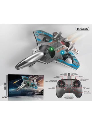 Remote Control Plane 2.4ghz Rc Airplanes Helicopter, Flying Model Aircraft, Remote Control Helicopter Toy, Rc Airplanes, Rechargeable 2 Modes to Fly, Automatic Hover Black/Blue - pzsku/Z96D5A57B20C914C75EF2Z/45/1749561203/fb3ec034-67fe-4155-b6dc-b4fbe3cb4c76