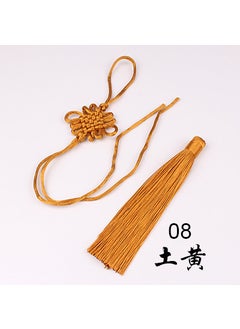 Chinese Knot Tassel Hanging Set Colorful 6-Pack Earthy yellow