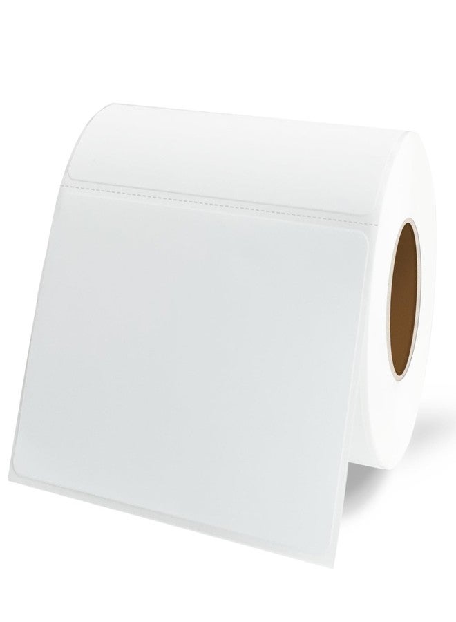 Yeachlaing Name Tag Stickers,3.5" x 2.25" White Labels,Waterproof/Oil/Tear Resistant/Ink Won't Smudge (260pcs,1 Roll) - Image 1