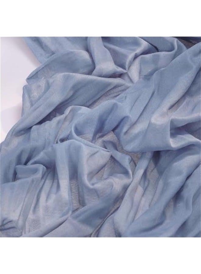 15pcs Dusty Blue Spirng  Cheesecloth Table Runner Boho Rustic Gauze 120 inch 10FT Cheese Cloth Runner for Wedding Party Baby Shower Birthday Home Decor - Image 2