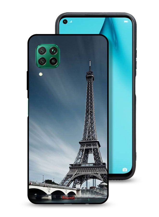 Tolwak Huawei P40 lite 4G Protective Case Cover Eiffel Tower - Image 1