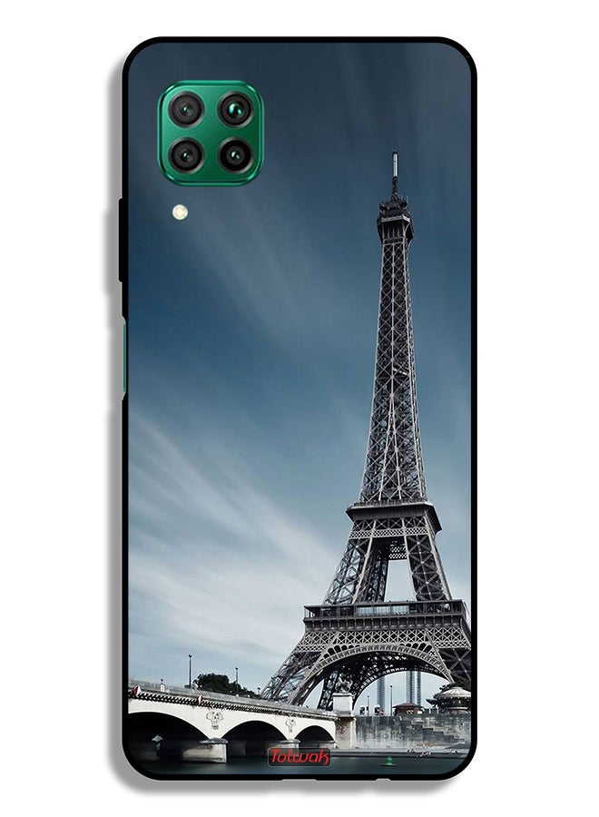 Tolwak Huawei P40 lite 4G Protective Case Cover Eiffel Tower - Image 2