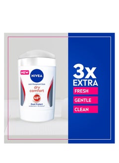 Nivea NIVEA Antiperspirant Stick for Women, 48h Protection, Dry Comfort Quick Dry, 50ml  - Image 3