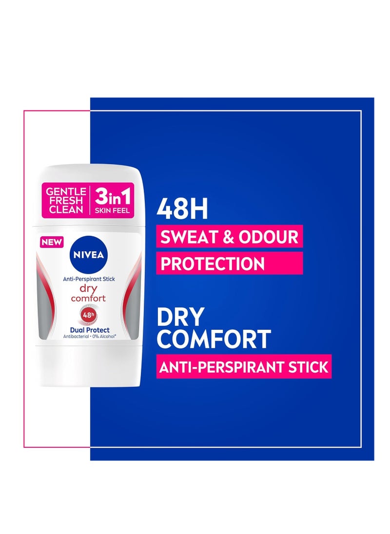 Nivea NIVEA Antiperspirant Stick for Women, 48h Protection, Dry Comfort Quick Dry, 50ml  - Image 5