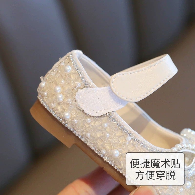 Baby Girl Shoes for First Birthday, Spring and Autumn Style, Princess Infant Walking Shoes, Soft-Soled Toddler Leather Shoes for Summer - Image 5