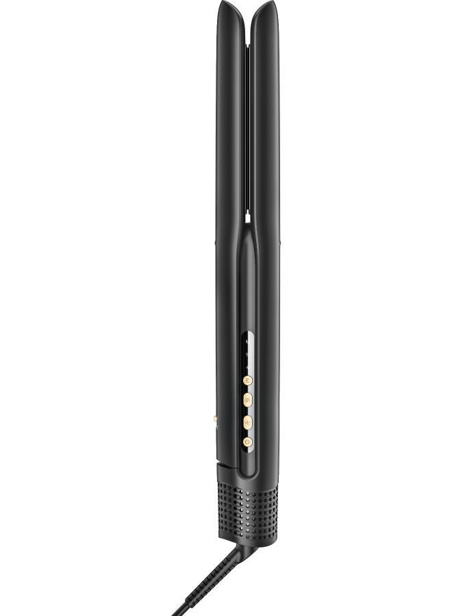Rush Brush X6 Air Pro Hair Straightening Iron Black - Image 2