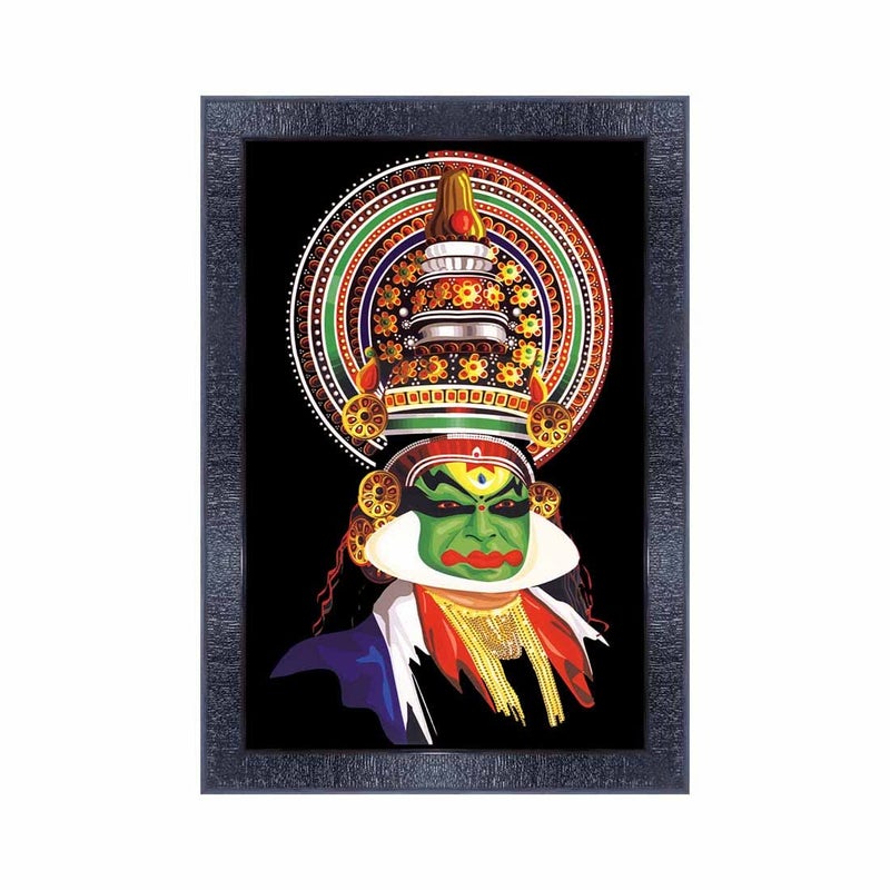 pnf KATHAKALI Head Religious Wood Photo Frames with Acrylic Sheet (Glass) for Worship/Pooja 22600(10 * 14inch,Multicolour,Synthetic) - Image 5