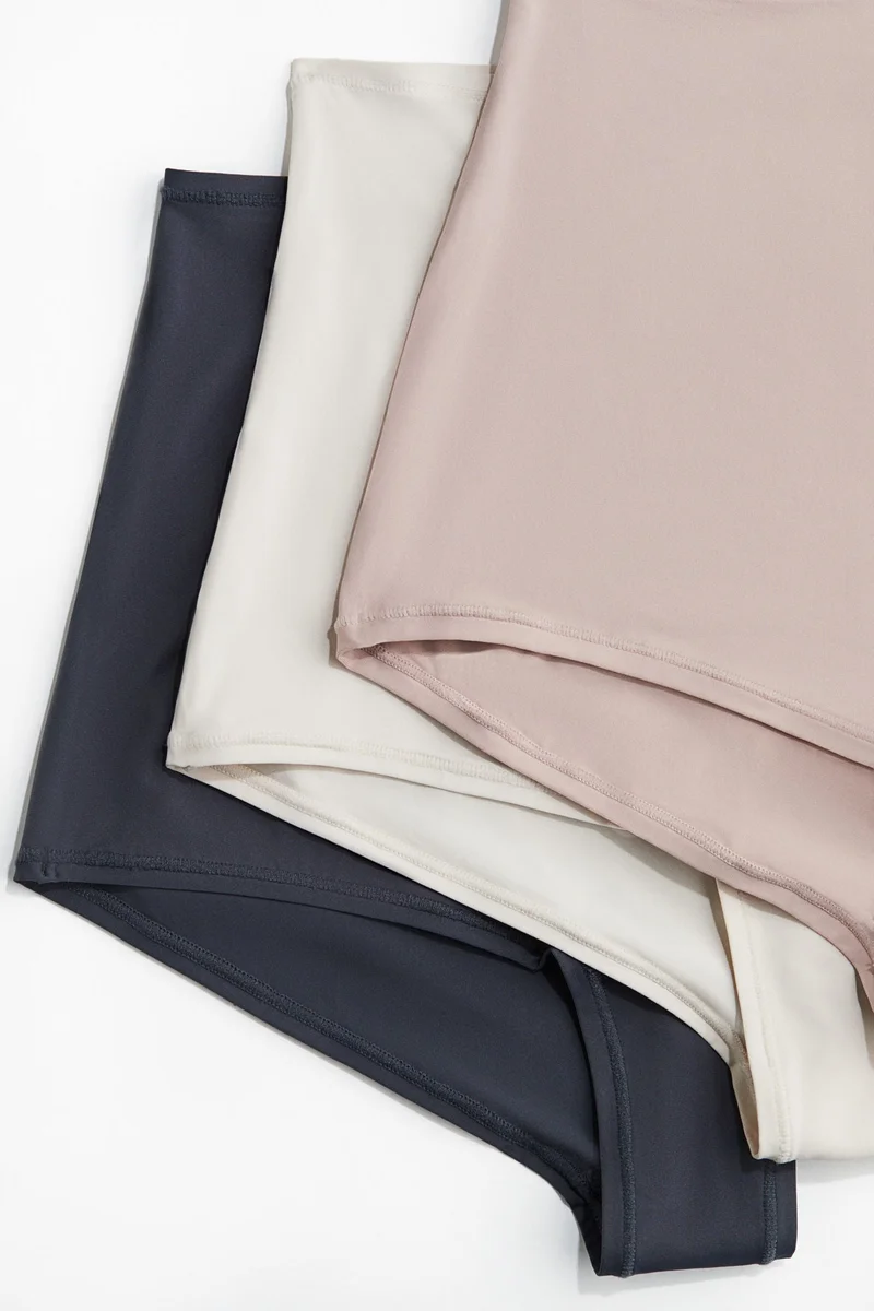 H&M 3-Pack Microfibre Shortie Briefs