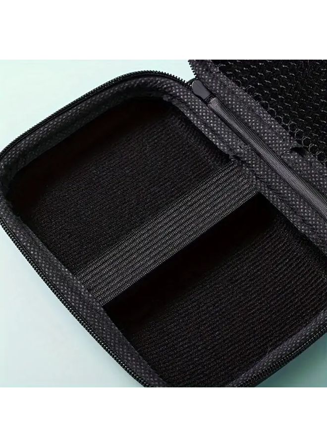 Grey EVA Material 2.5 Inch Hard Drive Case Wireless Headset And Cable Storage Pouch Live Streaming Mic Packaging Box - Image 5