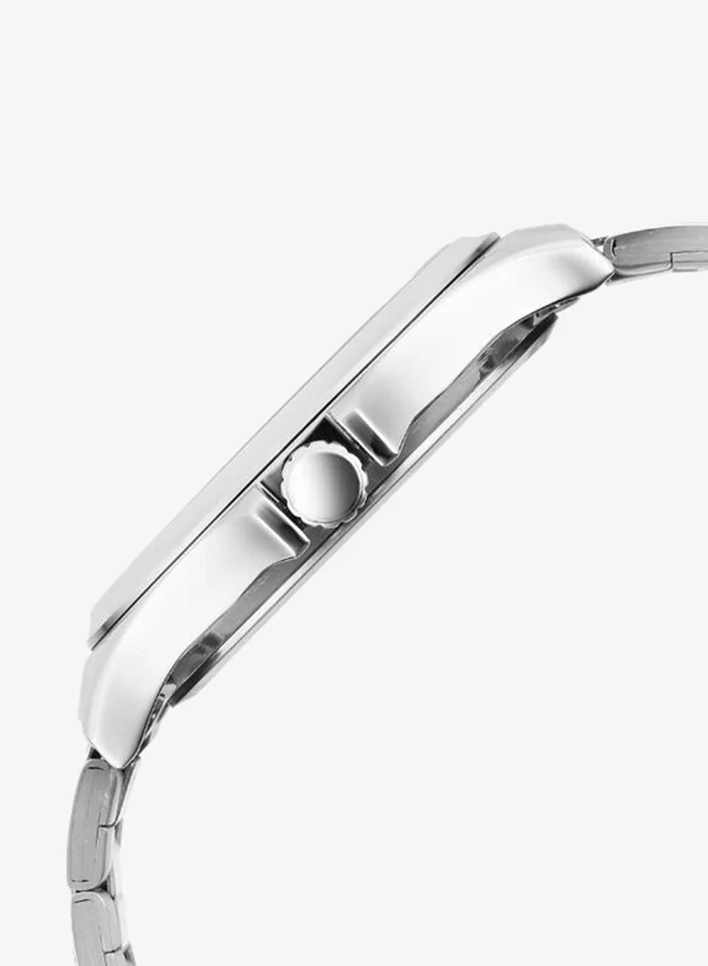 Titan Men Analog Display Watch With SS Stainless Steel Strap - 10038SM01