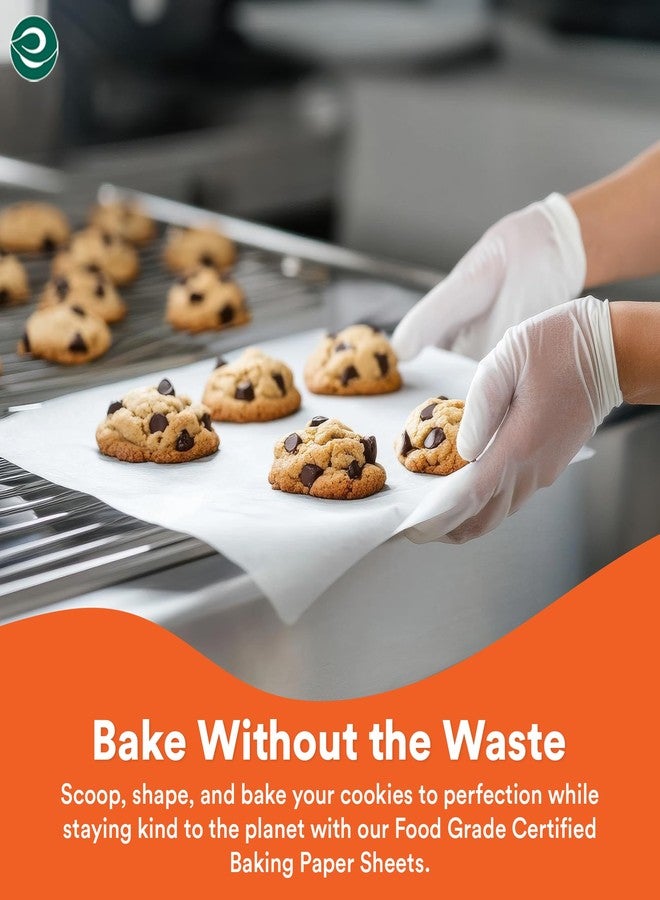 ECO SOUL EcoSoul | Baking Paper Sheets | 11 inch × 10 inch - 100 Sheets – Pack of 1 | Eco-Friendly Butter Paper for Baking | Parchment Paper for Baking | Non-Stick, Heat-Resistant | Baking, Roasting - Image 4
