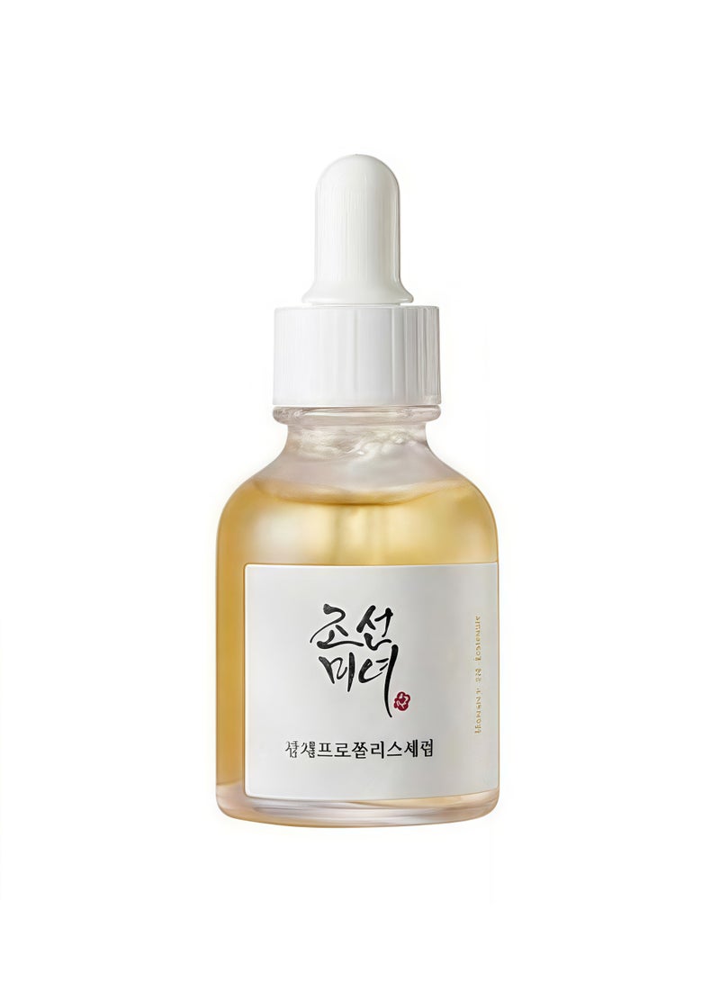 Beauty Bar Glow Serum Propolis and Niacinamide Hydrating Facial Soothing Moisturizer for Irritate, Uneven Skin Tone, Korean Skin Care 30ml, 1 fl.oz 30ml - Image 1