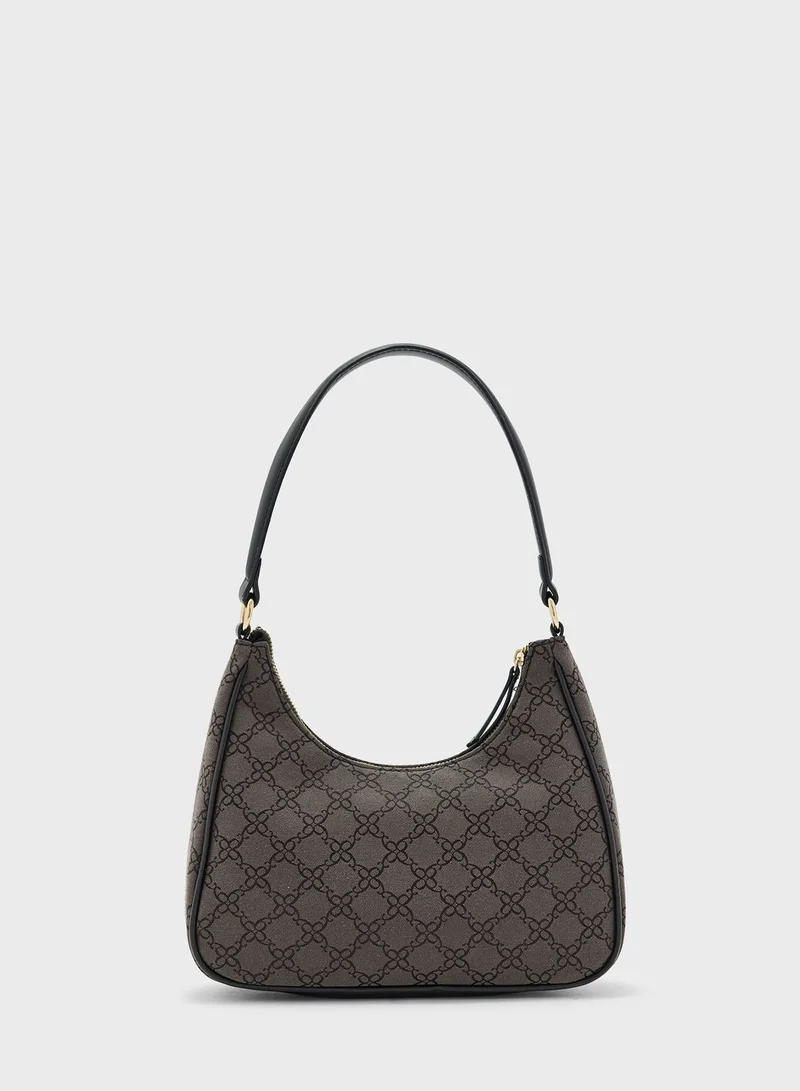 NINE WEST Top Handle Zip Over Hobo