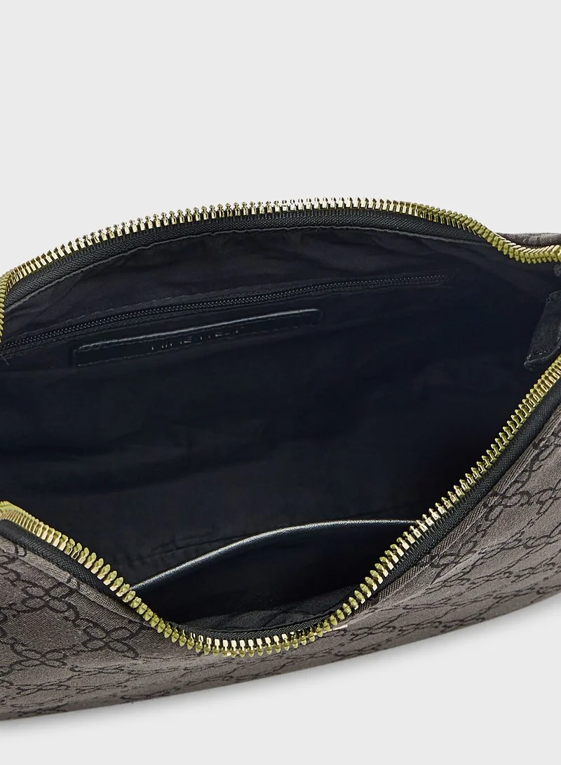 NINE WEST Top Handle Zip Over Hobo