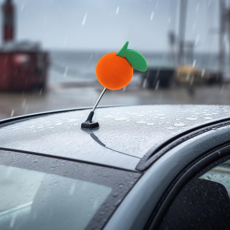 Car Antenna Topper EVA Decoration Weather Resistant Spherical Design Vehicle Antenna Sturdy EVA Material Easy Installation Black - Image 5
