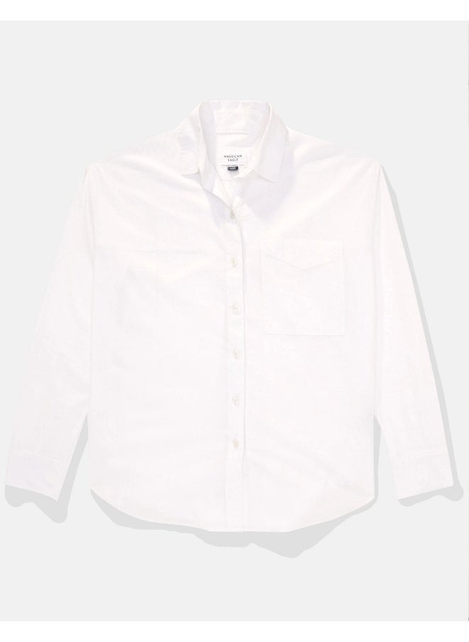 American Eagle - AE Perfect Button-Up Shirt - Image 1