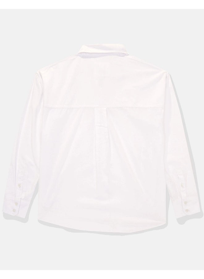 American Eagle - AE Perfect Button-Up Shirt - Image 1