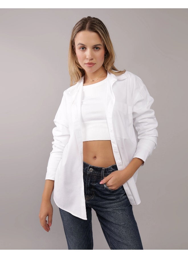 American Eagle - AE Perfect Button-Up Shirt - Image 1