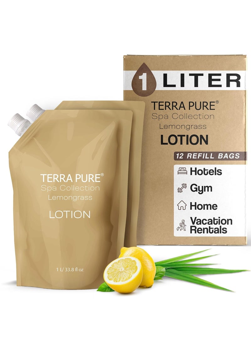 Terra Pure Terra Pure Spa Collection Lotion Refill - 1 Liter, 1 Piece - Hydrating & Nourishing, Paraben-Free 