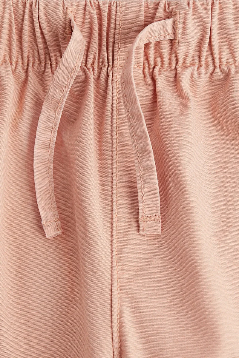 H&M Barrel-leg cotton trousers