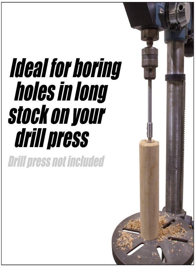 فولتون ملحق مثقاب فورستنر بطول 6 بوصات من فولتون لإضافة أكثر من 5-5/8 بوصة من عمق الحفر إلى مثقاب فورستنر الخاص بك. لآلات تحويل الخشب والأثاث والنجارة والبناء - Image 3