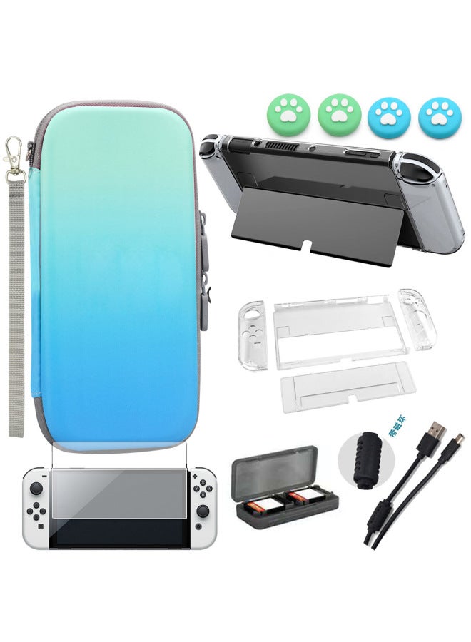 Loquat Nintendo Switch Game Protective Cover NS Storage Box Handbag Accessories-Product Color:Blue 03  - Image 5