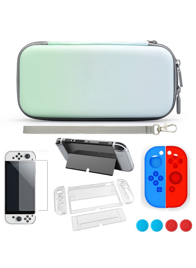 Loquat Nintendo Switch Game Protective Cover NS Storage Box Handbag Accessories-Product Color:Blue 03  - Image 3