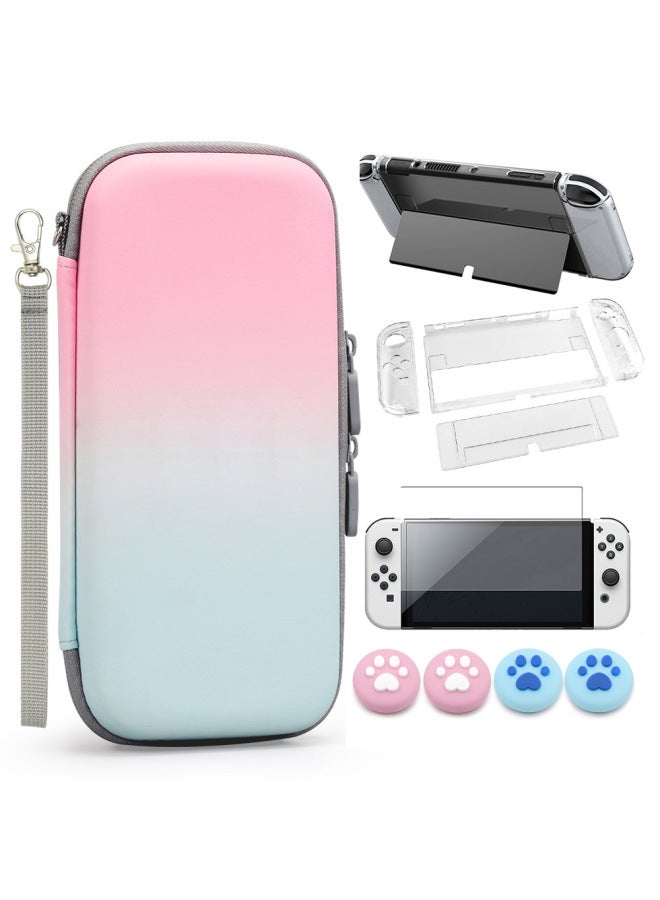 Loquat Nintendo Switch Game Protective Cover NS Storage Box Handbag Accessories-Product Color:Blue 03  - Image 2