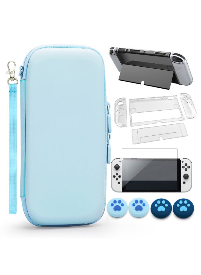 Loquat Nintendo Switch Game Protective Cover NS Storage Box Handbag Accessories-Product Color:Blue 03  - Image 1