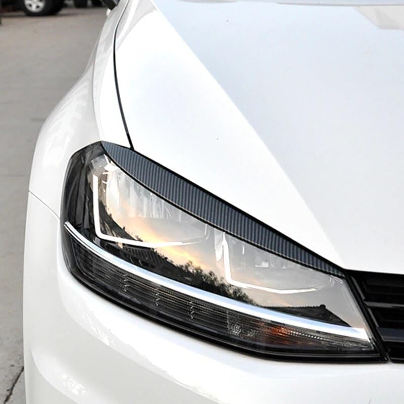 DEMULAX Car Headlight Eyelid Sticker for VW Golf 7.5 MK7 - Image 2