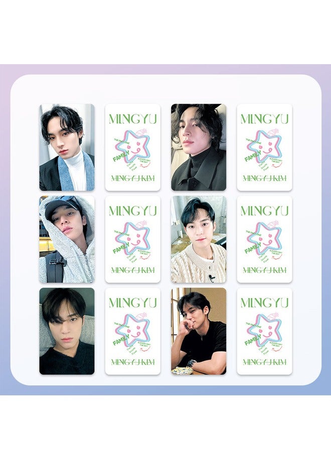 NIBEMINENT 6 Pieces SEVENTEEN Photo Cards - Image 1