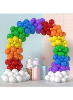 YOUGE Rainbow Balloons Arch Kit 175 Pcs Rainbow Balloons For Baby Wedding Birthday Party Background Decorations  - Image 1