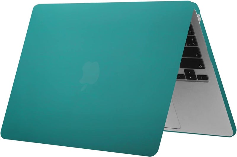 سيفن لاين متوافق مع حافظة MacBook Air M2 M3 2024 2023 2022 مقاس 13.6 بوصة لـ Mac Air 13 بوصة A2681/A3113 M2 M3 حافظة صلبة واقية للكمبيوتر المحمول مع غطاء لوحة مفاتيح (تخطيط المملكة المتحدة)، أزرق داكن - Image 3