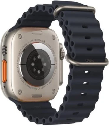 بولهاموبيل Polham 41MM Marine Loop Silicone Band Compatible with Apple Watch 7-8, Ultra Light and Comfortable Strap