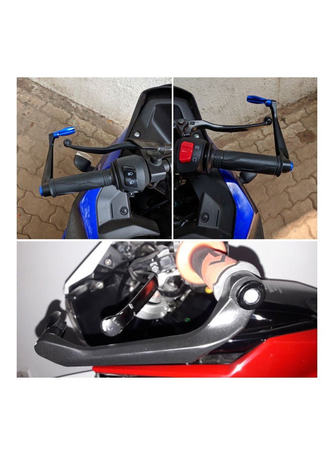 Loquat Motorcycle Handlebar Protector Aluminum Alloy Brake Clutch Lever Guards Replacement For Honda Yamaha Suzuki Kawasaki Ktm Blue - Image 4
