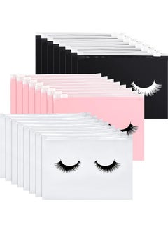 Marspark 60 Pieces Eyelash Aftercare Bags Cosmetic Makeup Small Zipper Cases Travel Bags Lash Aftercare Accessories for Women Girls, 6 x 4 Inch 