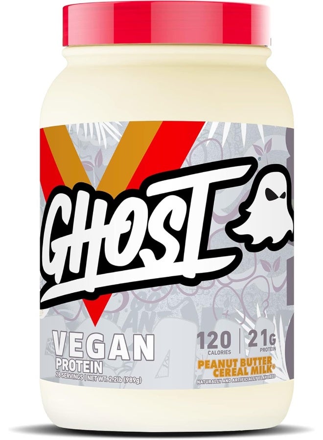 Ghost Vegan Protein Peanut Butter Cereal Milk 2.2Lb - Image 1