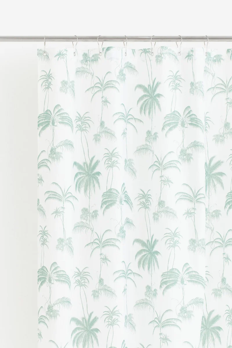 اتش اند ام Printed shower curtain