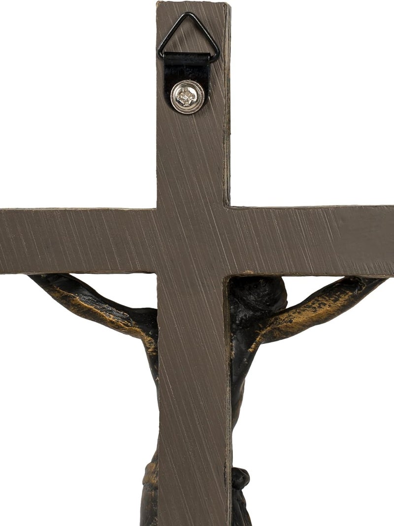 Joseph's Studio Antique Gold Crucifix - 8.25" Religious Wall Decor - Image 3