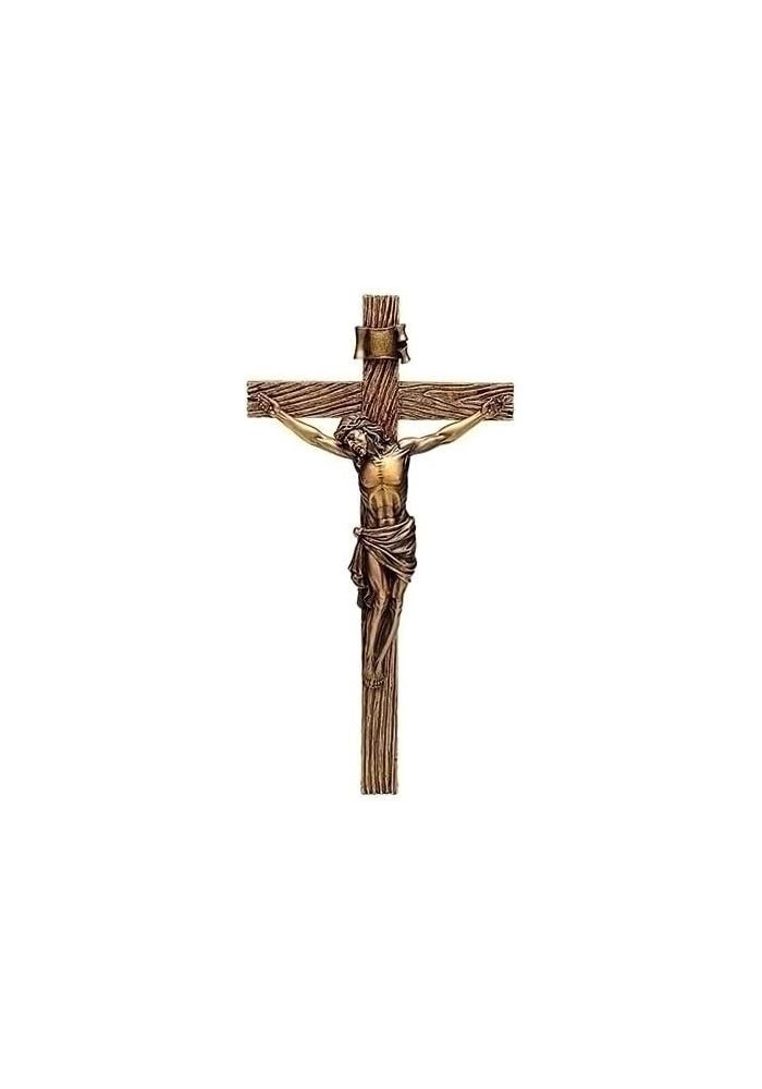 Joseph's Studio Antique Gold Crucifix - 8.25" Religious Wall Decor - Image 4