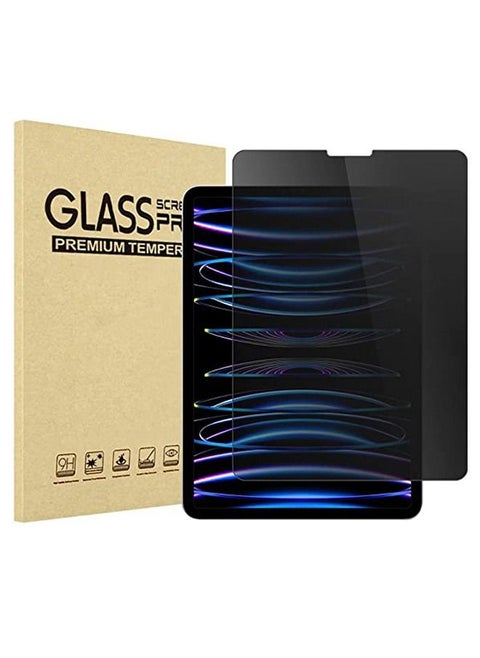 Privacy Screen Protector for iPad Air 5 10.9-Inch and iPad Pro 11-Inch All Models Anti-Spy Tempered Glass Film Anti-Spy Tempered Glass Screen Film Guard Screen Protector Tablet Shockproof Protective