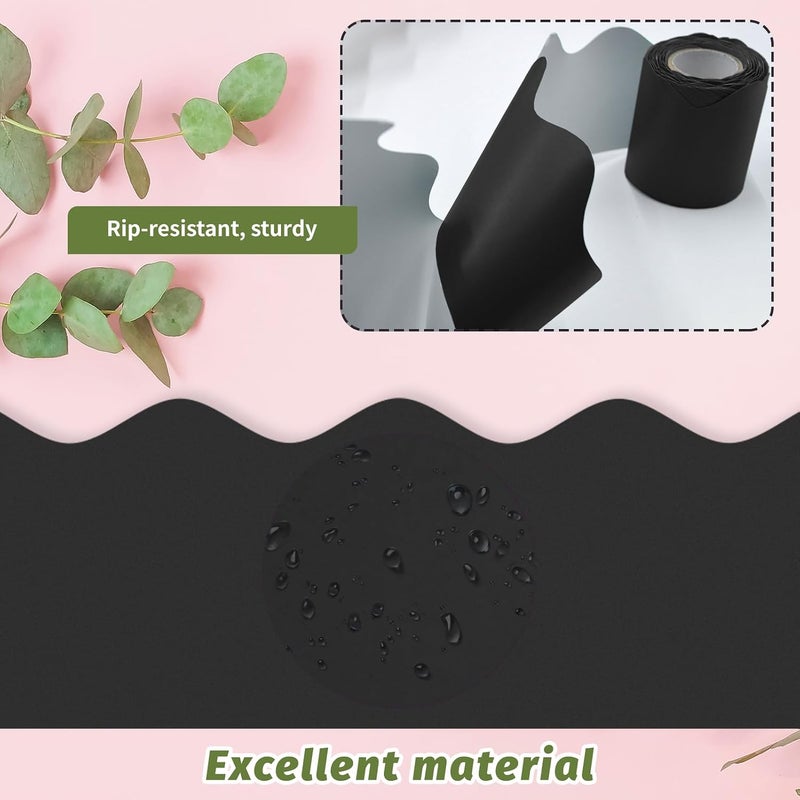 DASTTUIS 8 Rolls 262.4 Ft Bulletin Board Borders - Black Scalloped Borders Bulletin for Classroom, School & Office Decor - Black Bulletin Board Trim Paper - Image 4