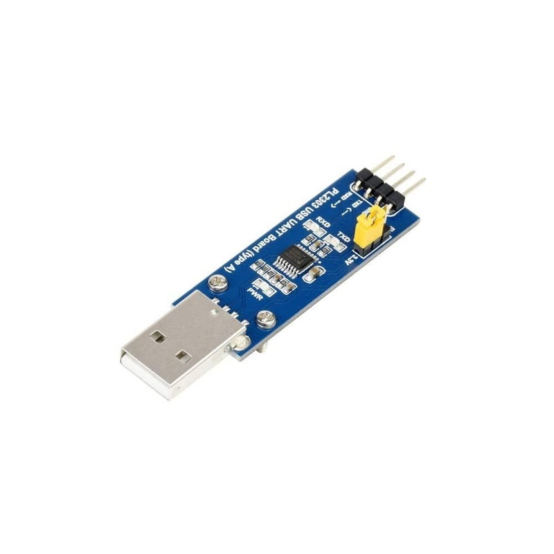 RAIDEN Waveshare PL2303 USB to UART (TTL) Communication Module V2, USB-A Connector - RS2416 - Image 1