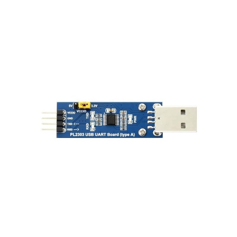 RAIDEN Waveshare PL2303 USB to UART (TTL) Communication Module V2, USB-A Connector - RS2416 - Image 2