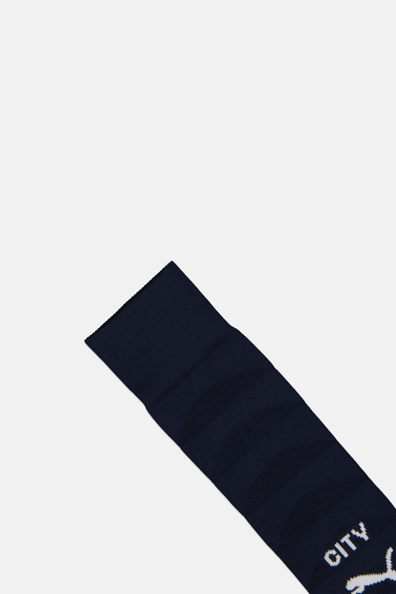 Puma x Manchester City Men 1 Pair Football Knee-High Socks, Deep Navy - Image 3