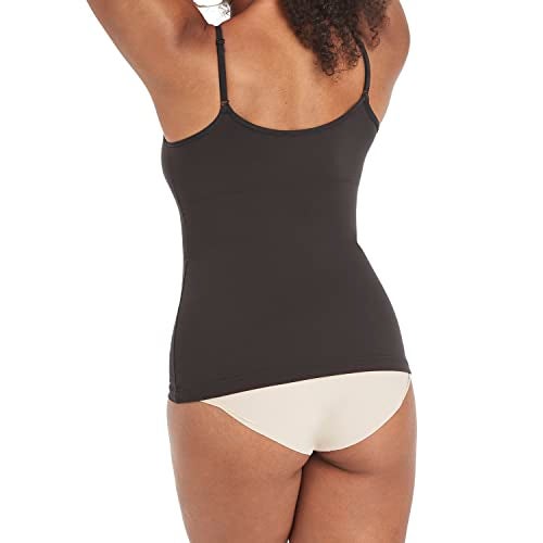 Maidenform womens Long Length Camisole Fl3266 shapewear tops, Black, X-Large US - Image 4
