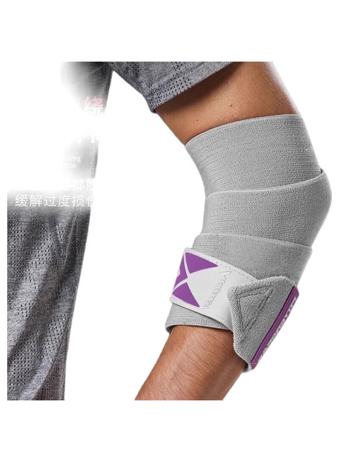 Nailekesi N Hard Pull Elbow Guard Fitness Sports Men'S Wrist Wrap Strength Training Support For Bench Press, Squats, Weightlifting Compression Band Black - Image 2