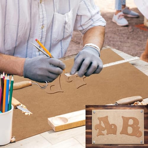 RK Trends 3.4 mm MDF Boards for DIY Art & Crafts,(Pack of 6Pcs) Wood MDF Sheets for Craft Work, Painting, Resin Art, Fluid Art, Decoupage, Mandala Art, Pyrography. - Image 5